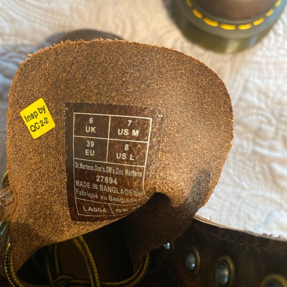 Dr. Martens Brown Leather Boots - Picture 6 of 7